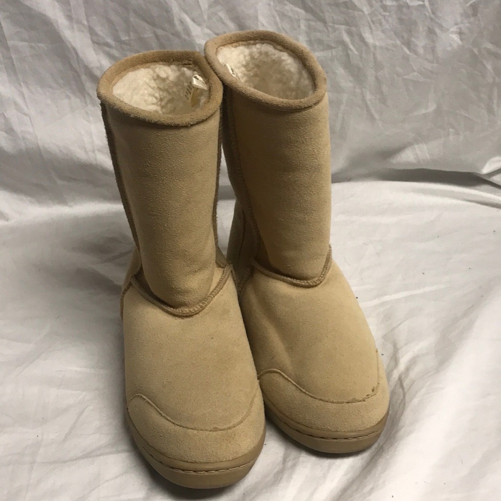 Oak Harbor suede-leather, fleece lined WOMENS winter 10” boot SZ 9